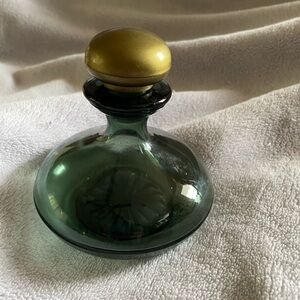 Short and sweet vintage cologne bottle